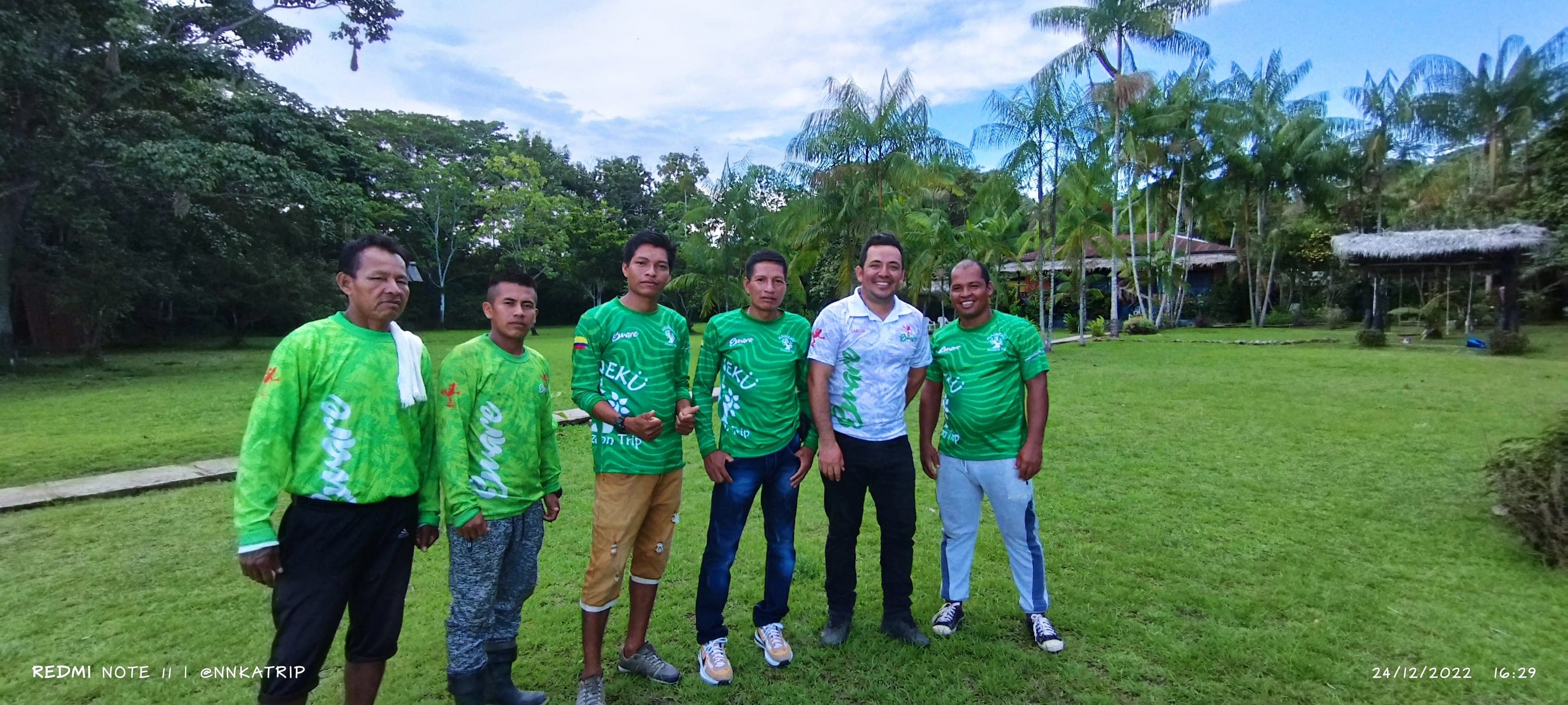 Nuestro equipo en la Amazonia